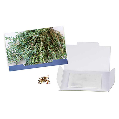 Flower-card with seeds - Thyme