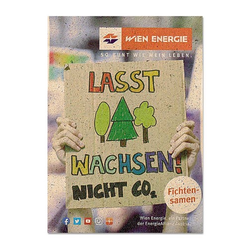 Seed-bag small - Grass paper - Persian clover (seeds) Seed-bag small - Grass paper - Persian clover (seeds)