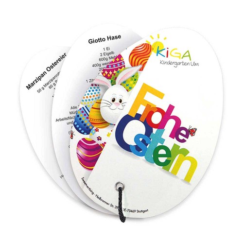 Baking-shapes with recipe book Easter egg - bunny 2 Baking-shapes with recipe book Easter egg - bunny 2