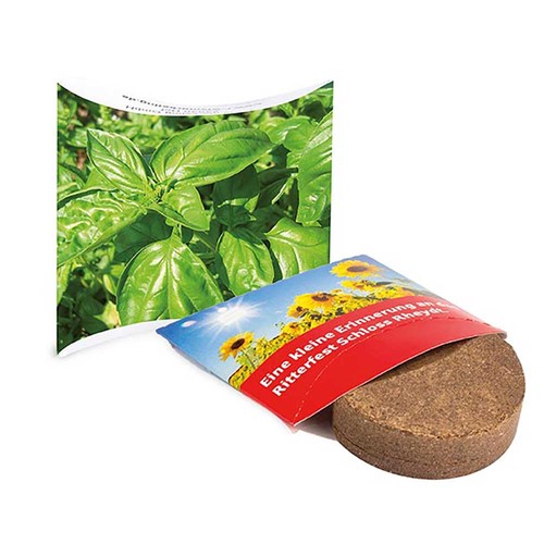 Plant-tab with seeds - Basil