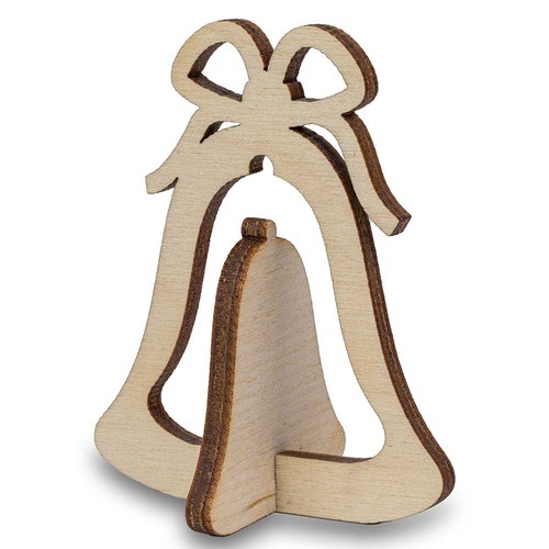 wooden-figure card - bell wooden-figure card - bell