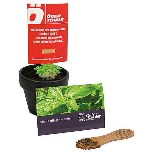 Plant-stick with seeds - Basil