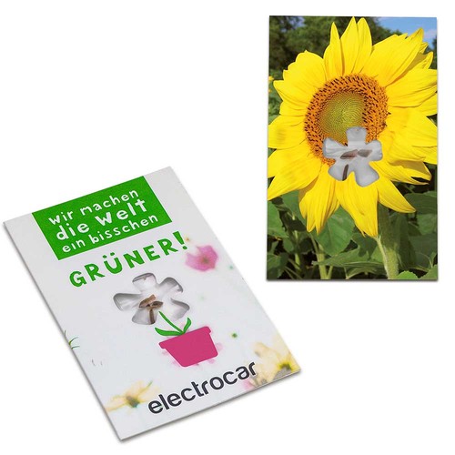 Seed-card-mini flower - Sunflowers
