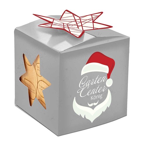 Plant-wood office star-box with seeds - Four-leaf clover Plant-wood office star-box with seeds - Four-leaf clover