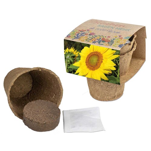 Cultivation set with seeds - Sunflowers