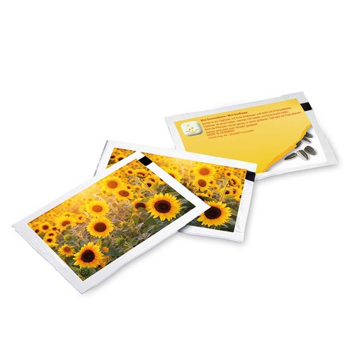 Seed-packet - Standard design - sunflower Seed-packet - Standard design - sunflower