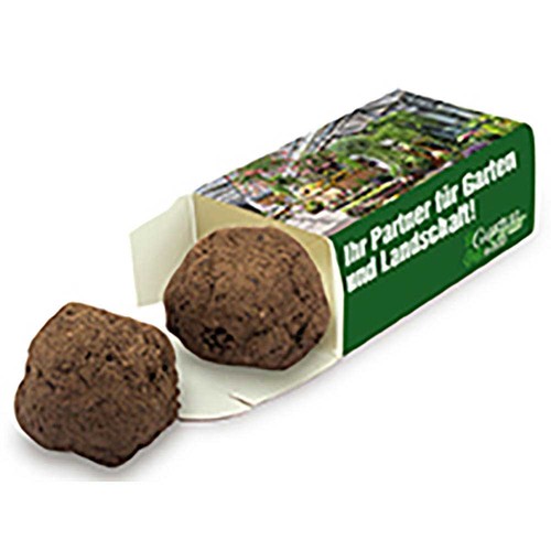 Flower-Balls in Box with seeds - 2 in the box