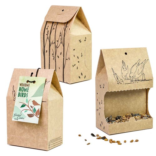 Bird food to-go - Christmas - Promotional card