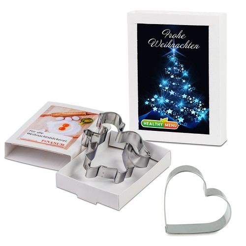 Baking-shape in slide-box - Xmas - heart