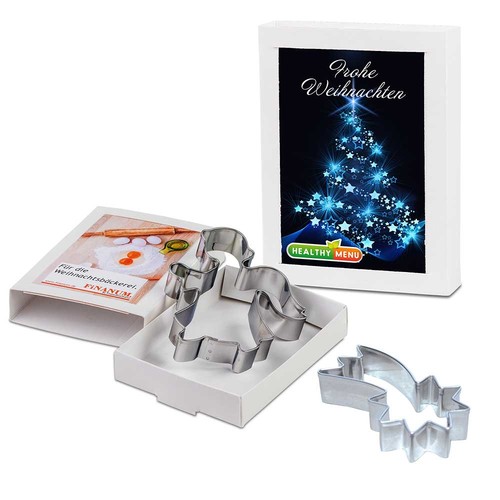 Baking-shape in slide-box - Xmas - comet