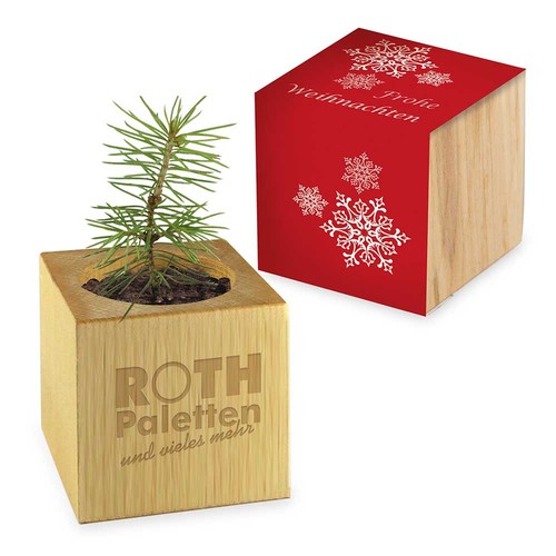 Plant-wood Christmas - standard design - without laser engraving