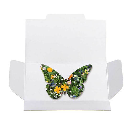 Seed-paper in folded card - Easter - Butterfly Seed-paper in folded card - Easter - Butterfly