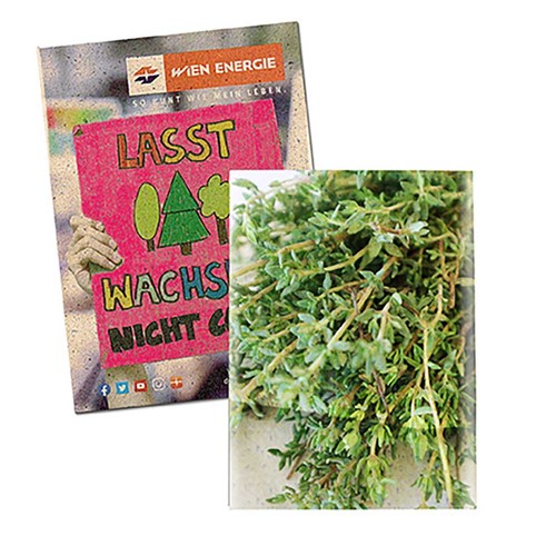 Seed-bag small - Grass paper - Thyme