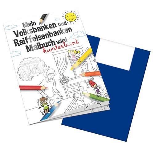 Colouring book / set A6 - Volksbanken&Raiffeisenbanken - Colouring book neutral