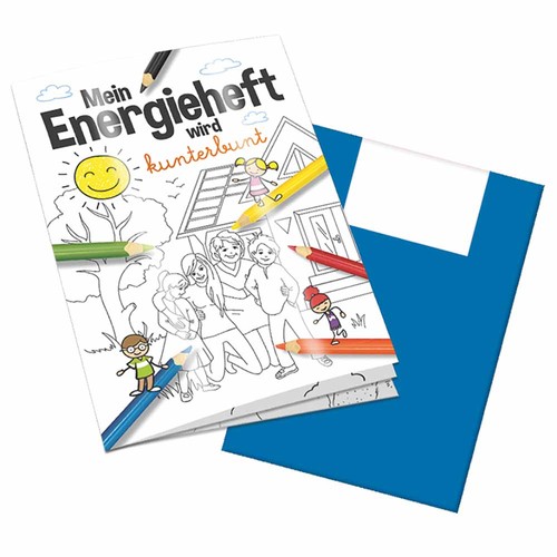 Colouring book / set A6 - Energy - Colouring book neutral
