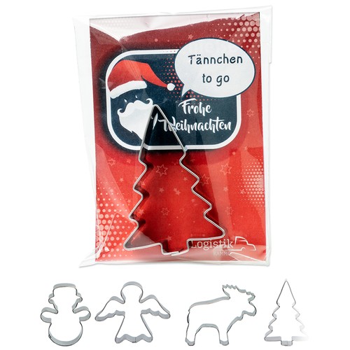 Baking-shape in bag - winter - bell