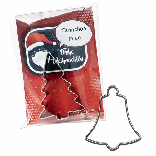 Baking-shape in bag - winter - bell