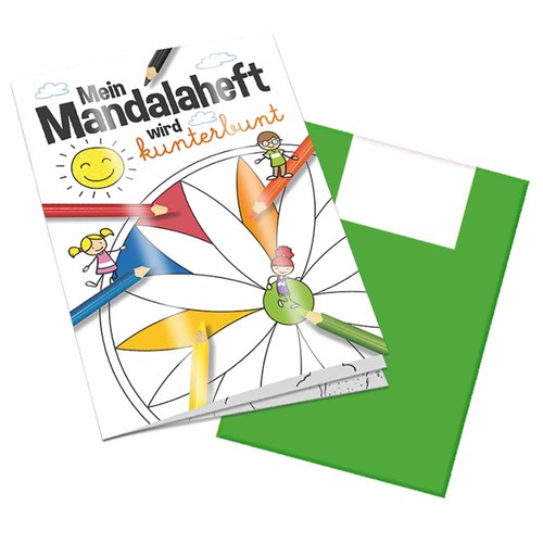 Colouring book / set A5 - Mandala - Colouring book neutral