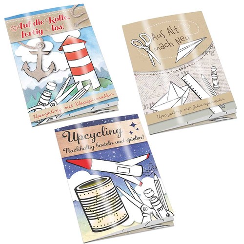 Upcycling book - Newspaper - neutral Upcycling book - Newspaper - neutral