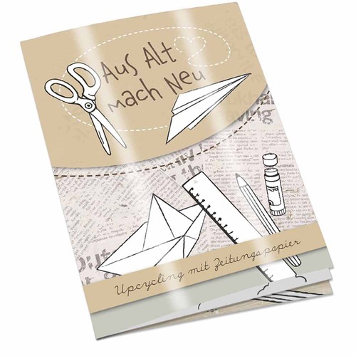Upcycling book - Newspaper - neutral Upcycling book - Newspaper - neutral