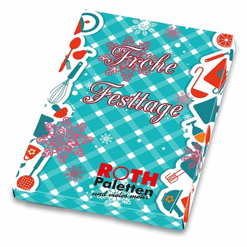 Recipe Book Set - Christmas - Set - individual - digital printing 4/0-c Recipe Book Set - Christmas - Set - individual - digital printing 4/0-c