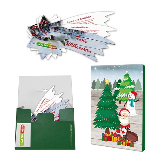 Baking-shape with recipe book comet - in a Christmas packaging (neutral) Baking-shape with recipe book comet - in a Christmas packaging (neutral)