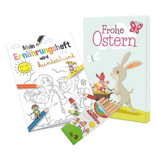 Colouring set A6 - Easter - Colouring set neutral Colouring set A6 - Easter - Colouring set neutral