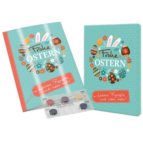Recipe Book Set - Easter - Egg paint set - without printing
