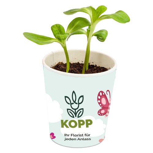 Flower meadow to-go - Forget-me-not - Custom print 4/0-c Flower meadow to-go - Forget-me-not - Custom print 4/0-c