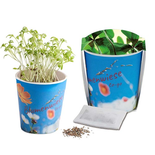 Flower meadow to-go - Lucky clover bulb (*Depending on the availability of bulbs) - custom print 4/0-color