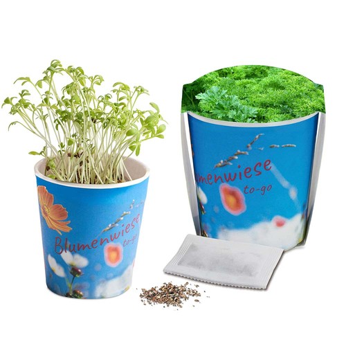 Flower meadow to-go - Parsley - Custom print 4/0-c