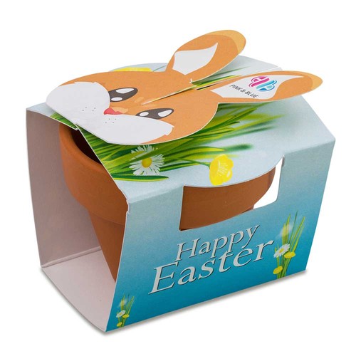 Mini plant-pot bunny with seeds - Forget-me-not Mini plant-pot bunny with seeds - Forget-me-not