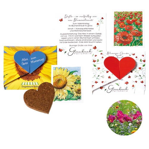A Heart for… Seed Card - Summer flower mix