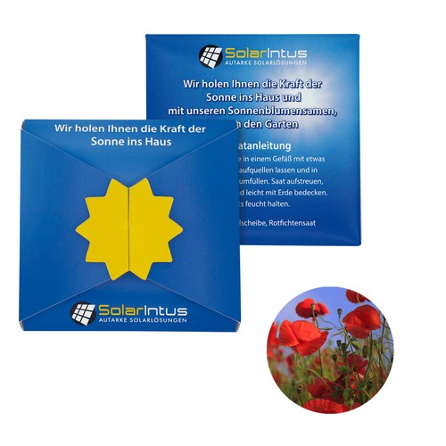 Closure – Star Seed Card - Poppy