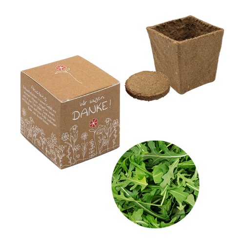 Cube Seed Planting Kit (small) - Arugula