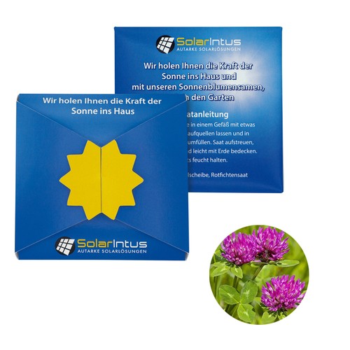 Closure – Star Seed Card - Meadow clover