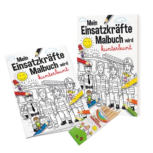 Colouring book / set A6 - Emergency services - Colouring book neutral Colouring book / set A6 - Emergency services - Colouring book neutral