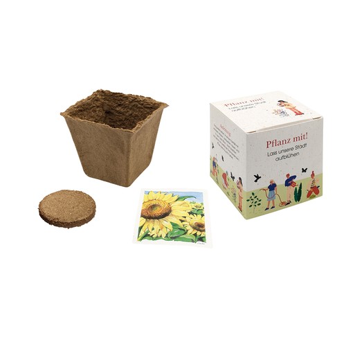 Cube Seed Planting Kit (large) - Forget-me-not Cube Seed Planting Kit (large) - Forget-me-not