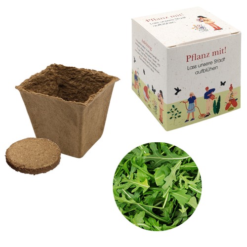 Cube Seed Planting Kit (large) - Arugula