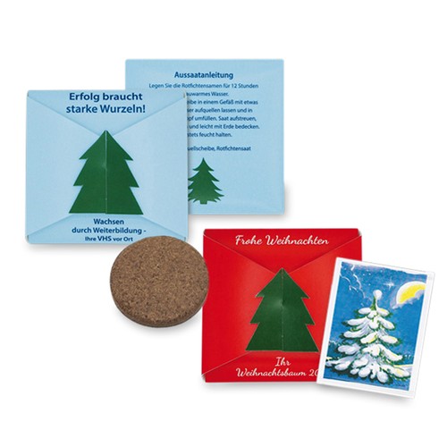 Closure – Fir Tree Seed Card - Norway spruce Closure – Fir Tree Seed Card - Norway spruce