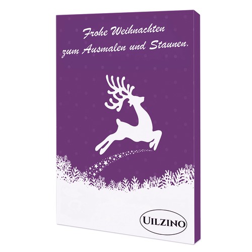 Colouring set A6 - Christmas - Colouring set with individual front and back sides Colouring set A6 - Christmas - Colouring set with individual front and back sides