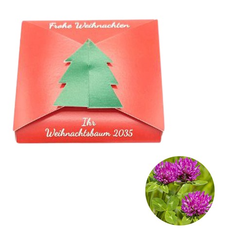 Closure – Fir Tree Seed Card - Meadow clover
