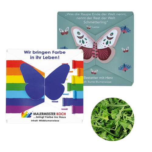 Closure – Butterfly Seed Card - Arugula