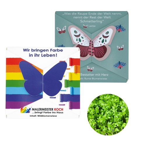 Closure – Butterfly Seed Card - Cress