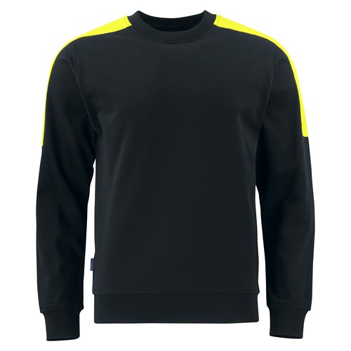 2125 SWEATSHIRT COL ROND BANDES FLUO, Projob, SquareNuts - Mataro Advice srl