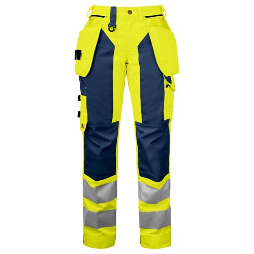 6519 PANTALON POLYCOTON FEMME - EN ISO 20471 CLASSE 2, Projob, SquareNuts - Mataro Advice srl