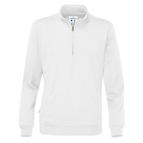 SWEATSHIRT COL ZIPPÉ UNISEX - CERTIFIÉ GOTS, Cottover, SquareNuts - Mataro Advice srl