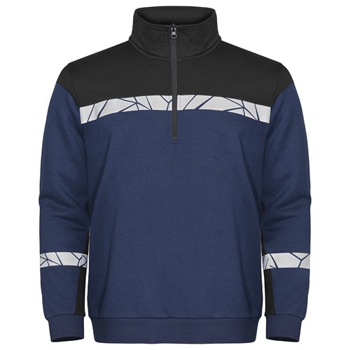 7102 PROGRESSION SWEATSHIRT 1/2 ZIP, Projob, SquareNuts - Mataro Advice srl