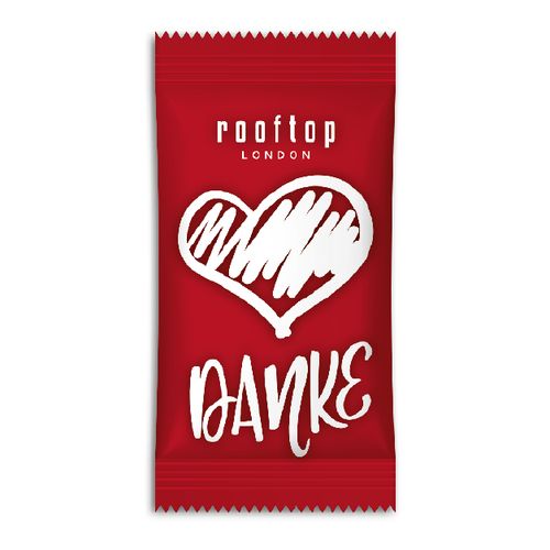 COEUR A LA FRAMBOISE AVEC MOUSSE A LA VANILLE dans un sachet personnalisable - 2