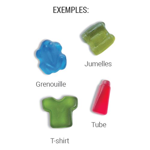 GOMMES DE FRUITS GELIFIES avec 10% de fruits dans votre forme spécifique - 3